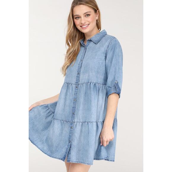 Calling Cowgirls Denim Dress - Picture 7 of 7